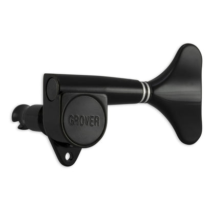 Grover Mini Bass Machineheads 4 in-line – Black Chrome
