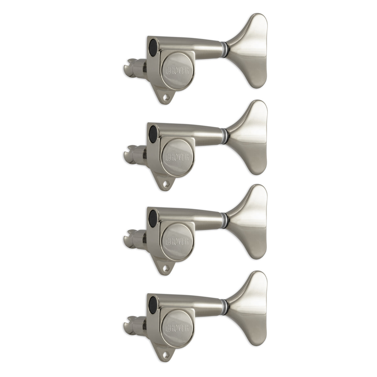 Grover Mini Bass Machineheads 4 in-line – Nickel