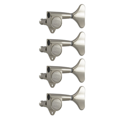 Grover Mini Bass Machineheads 4 in-line – Nickel