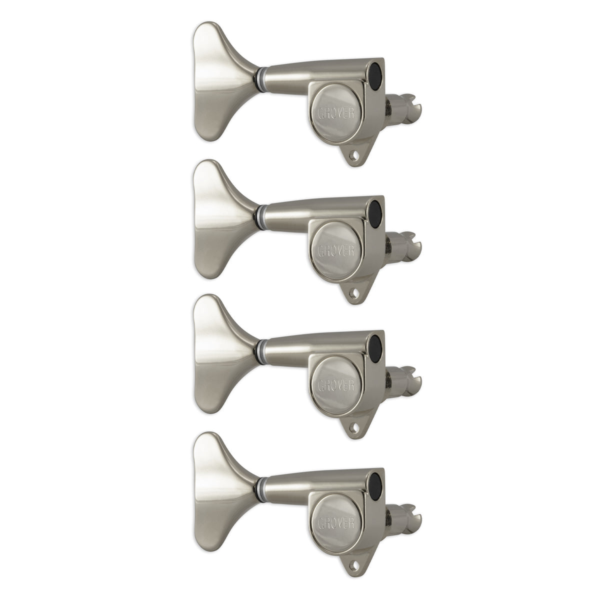 Grover Mini Bass Machineheads 4 in-line – Nickel Left Hand