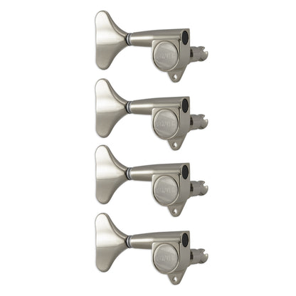 Grover Mini Bass Machineheads 4 in-line – Nickel Left Hand