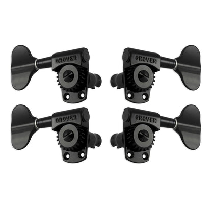 Grover Titan Bass Machineheads 2+2 – Black Chrome