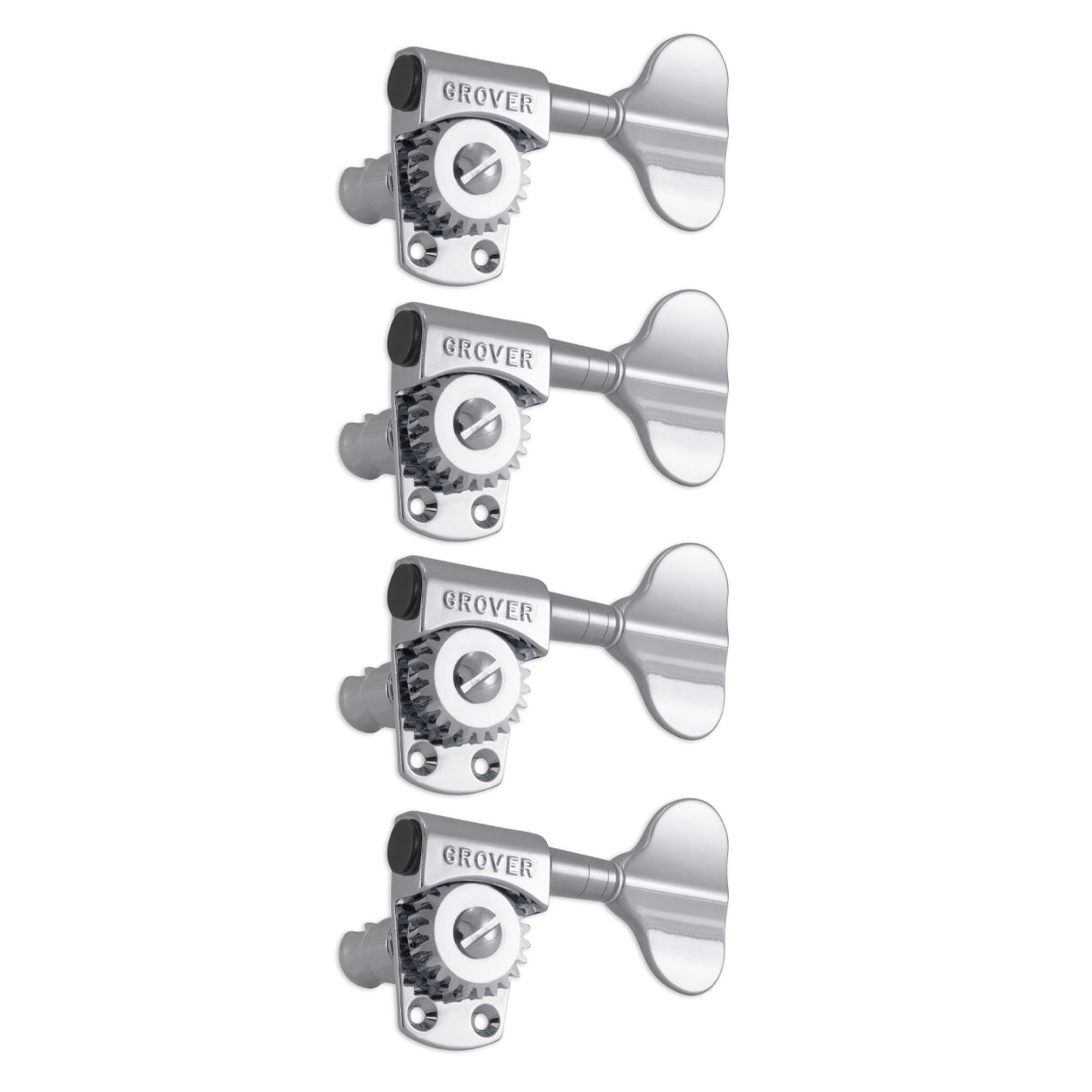 Grover Titan Bass Machineheads 4 in-line – Chrome