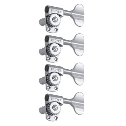 Grover Titan Bass Machineheads 4 in-line – Chrome