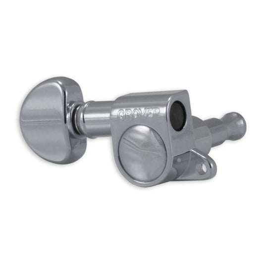 Grover Mini Rotomatics Machineheads ~ 3+3 ~ Chrome