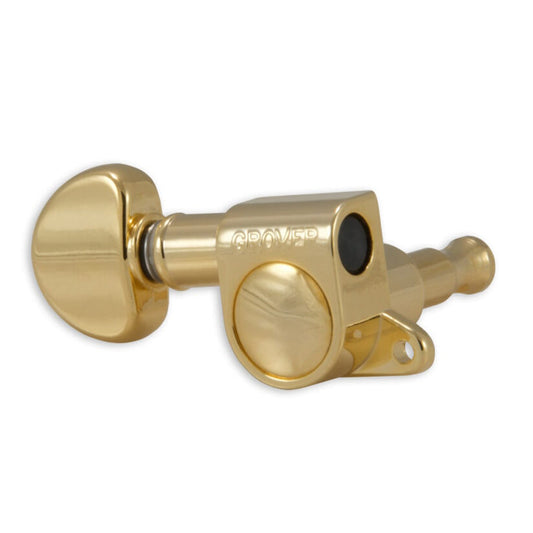 Grover Mini Rotomatics Machineheads ~ 6 in-line ~ Gold Left Hand