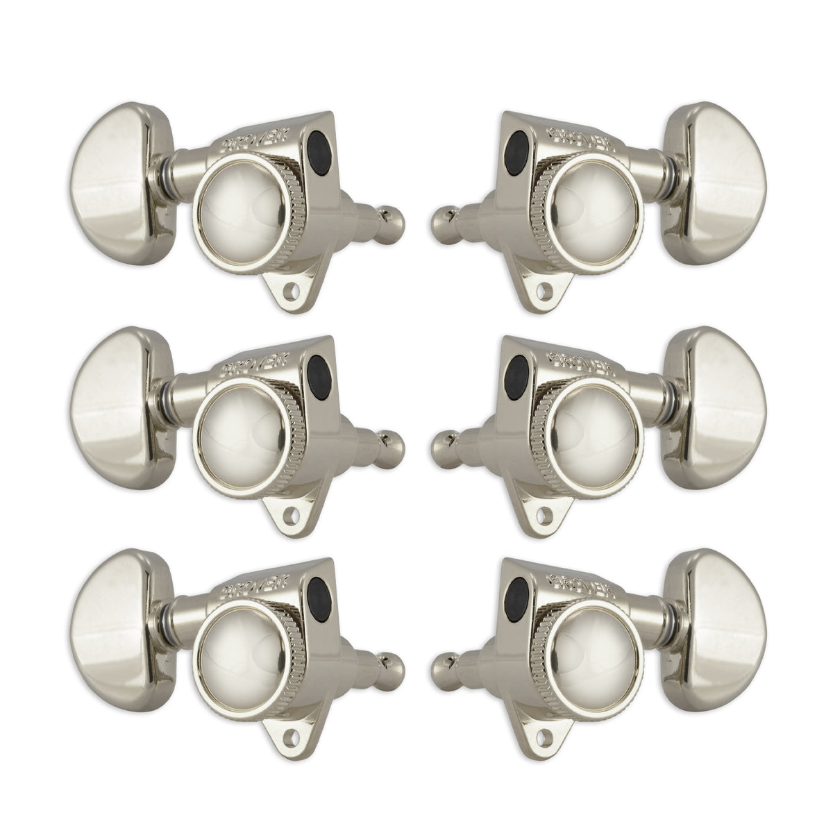 Grover Roto-Grip Machineheads ~ 3+3 ~ Nickel
