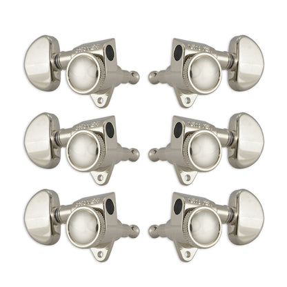 Grover Roto-Grip Machineheads ~ 3+3 ~ Nickel