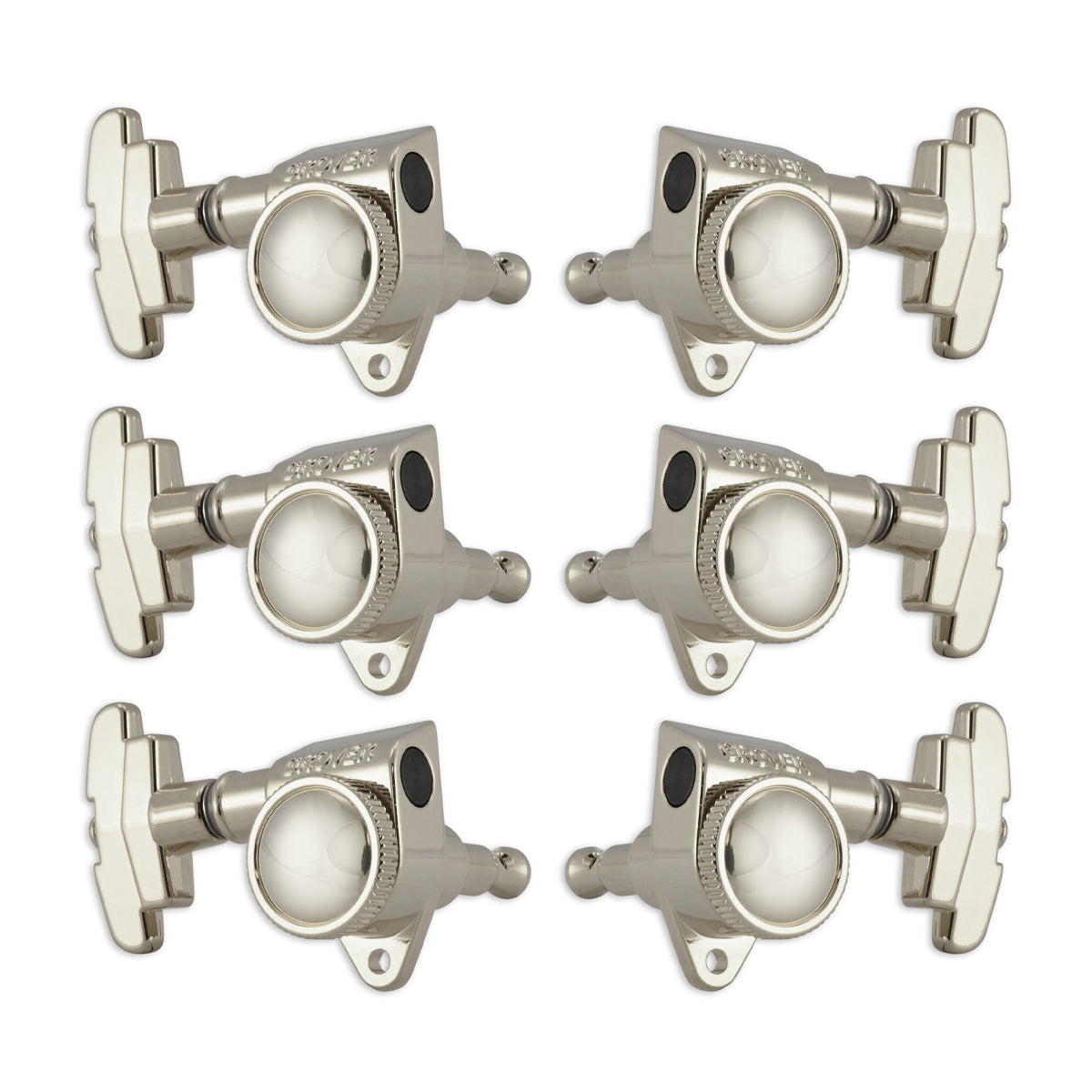 Grover Roto-Grip Locking Rotomatics Machineheads ~ 3+3 ~ Nickel