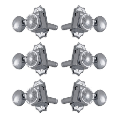 Grover Vintage Locking Machineheads 3+3 – Chrome