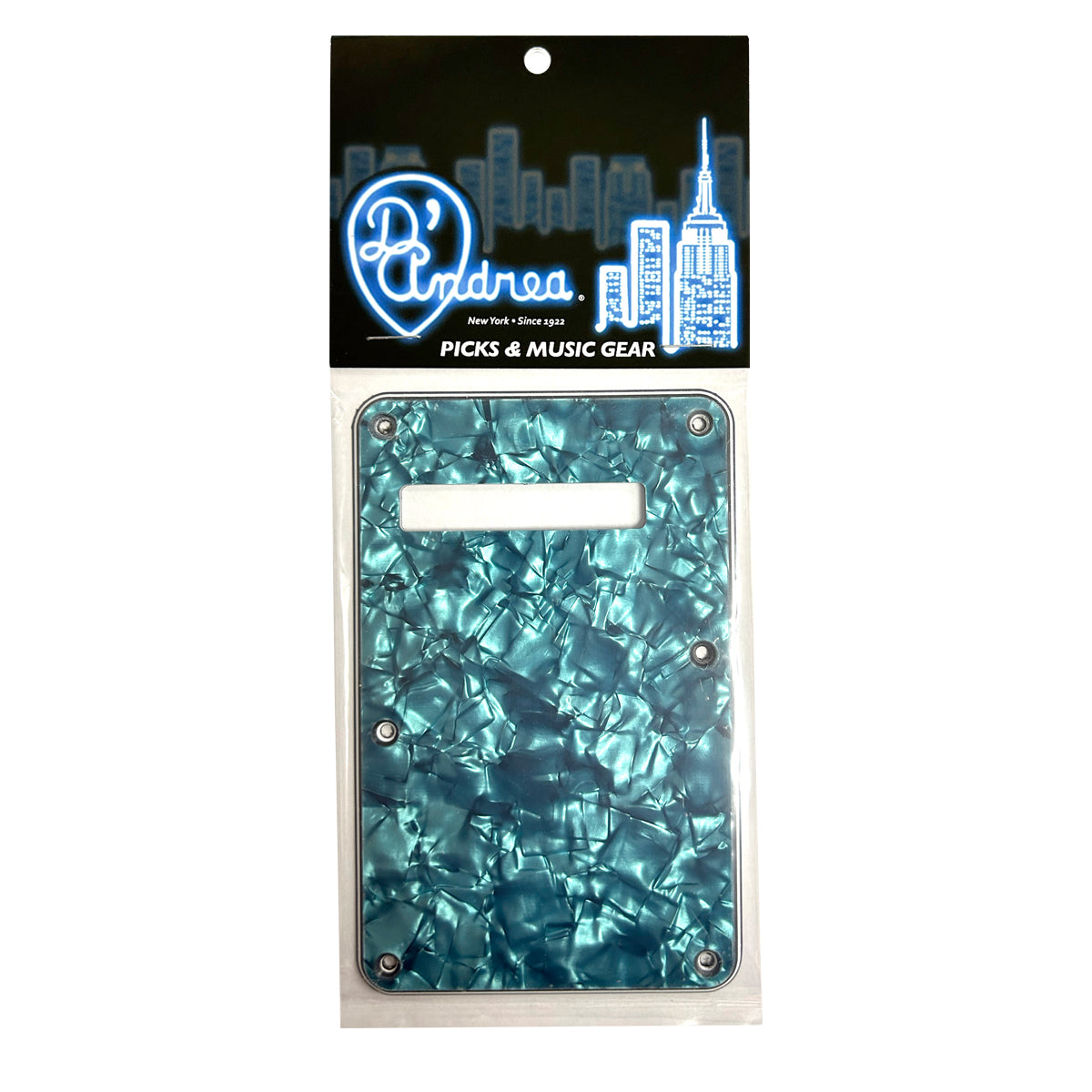 D'Andrea Back plate ~ S-Style ~ Aqua Pearl