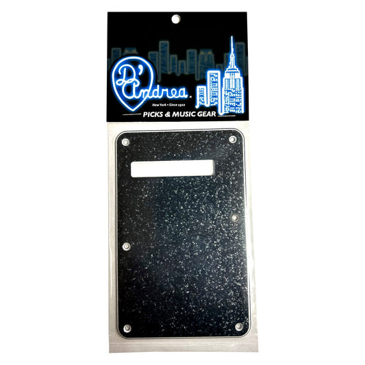D'Andrea Back plate ~ S-Style ~ Black Sparkle