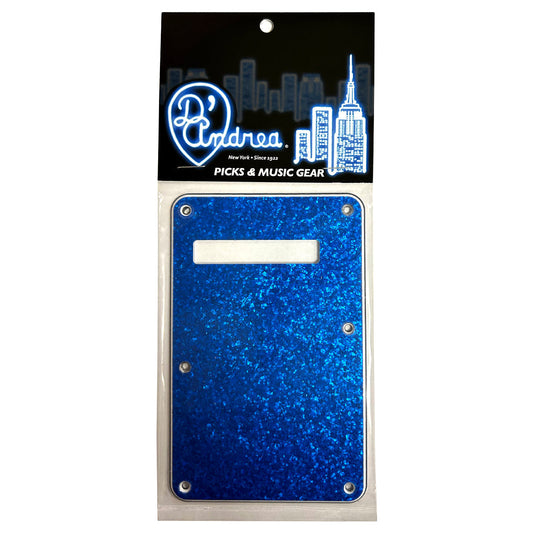 D'Andrea Back plate ~ S-Style ~ Blue Sparkle