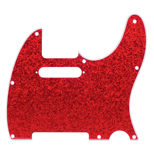 D'Andrea Scratchplate ~ T-Style ~ Red Sparkle