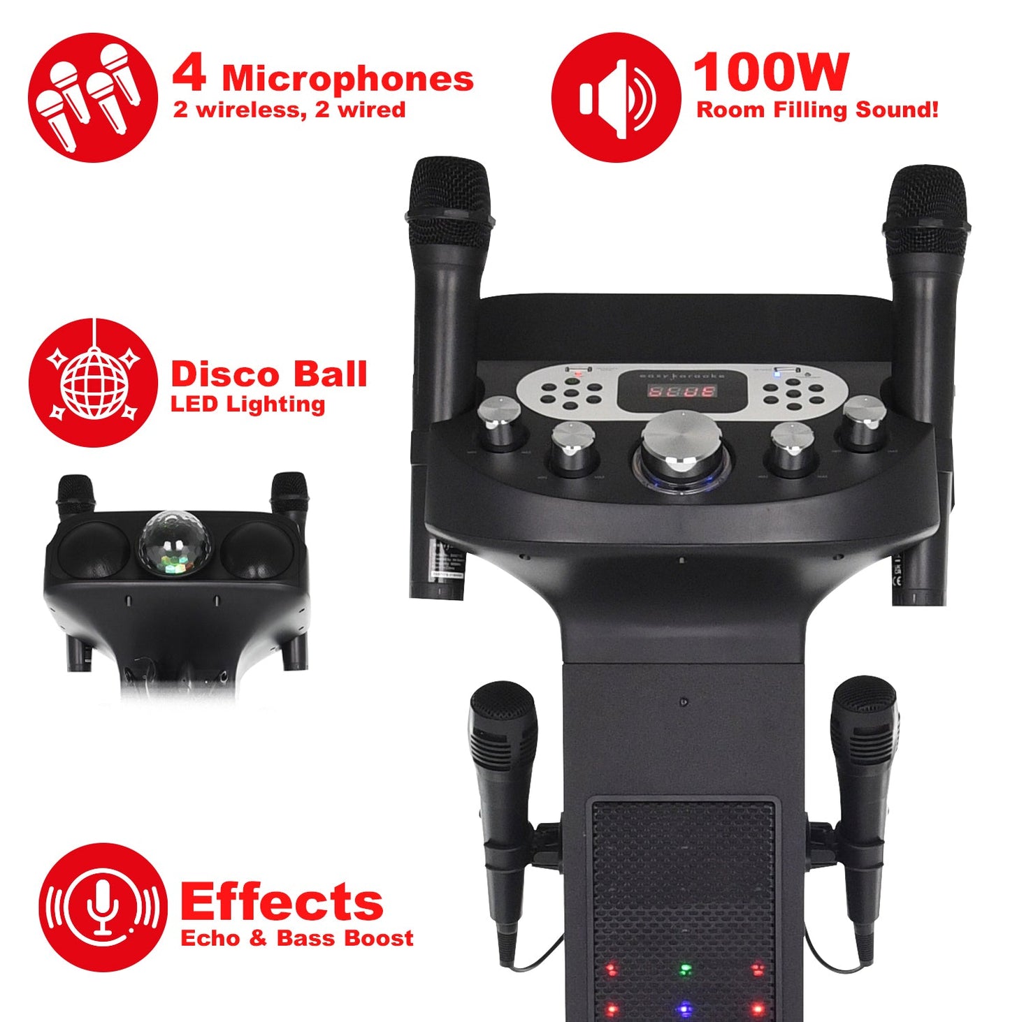 Easy Karaoke Smart Bluetooth® Karaoke System