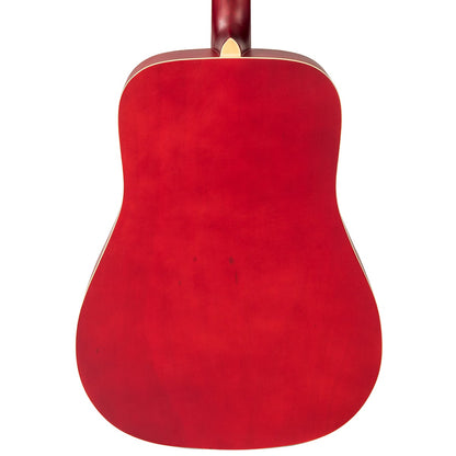 Encore Acoustic Guitar ~ Redburst