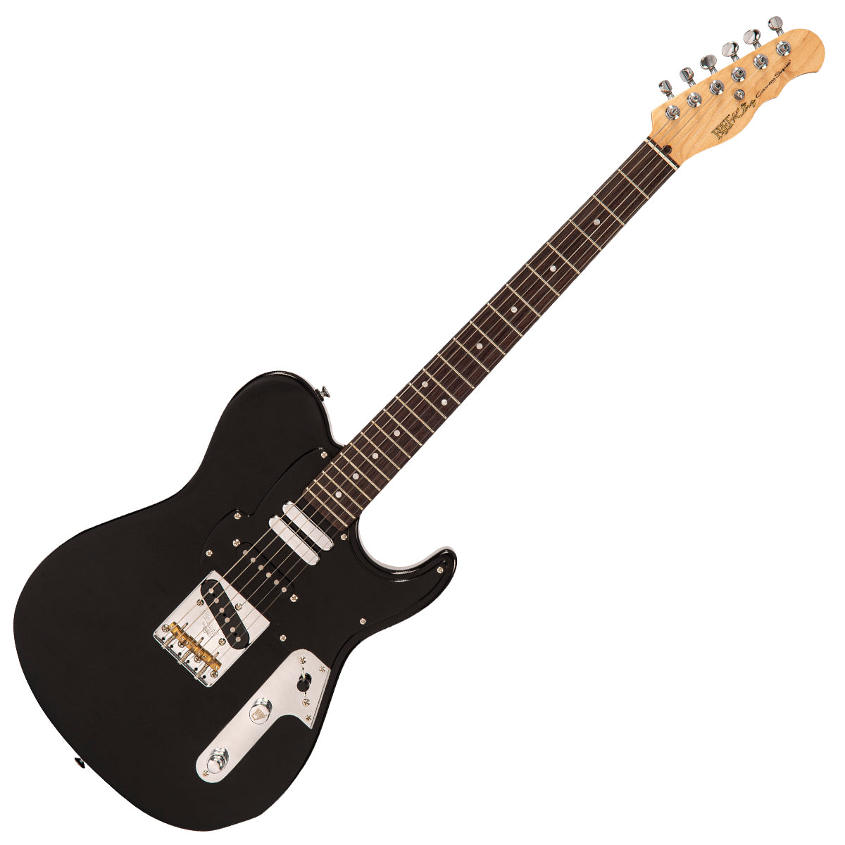 Gloss Black Fret-King Country Squire Music Row Electric Guitar