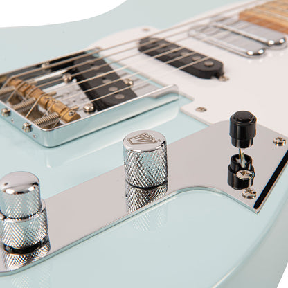 Laguna Blue Fret-King Country Squire Music Row Electric Guitar