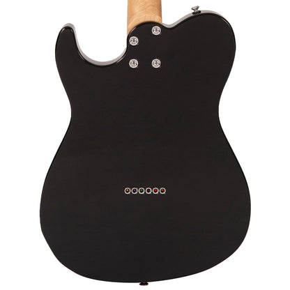 Gloss Black Fret-King Country Squire Stealth Electric Guitar