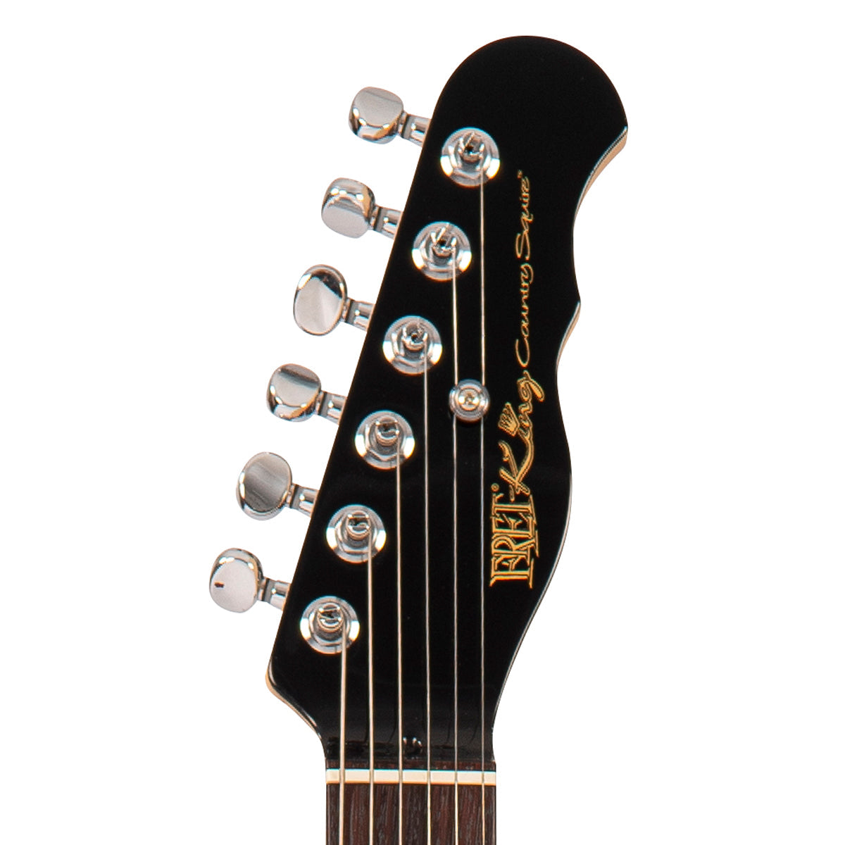 Candy Apple Red Fret-King Country Squire Stealth Electric Guitar