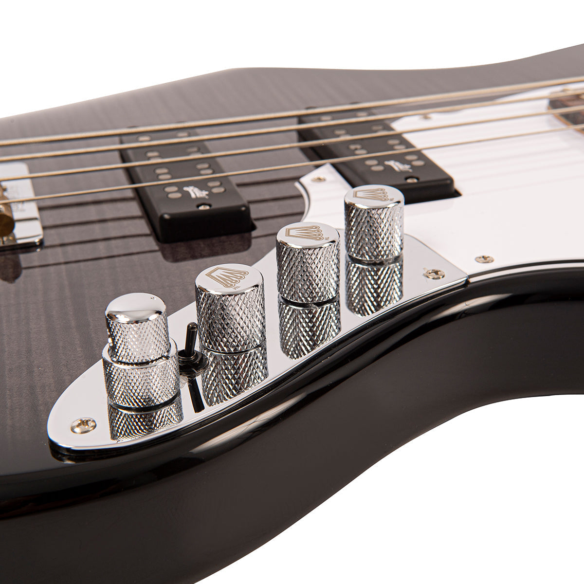 Blackburst Fret-King Perception Custom Bass Guitar