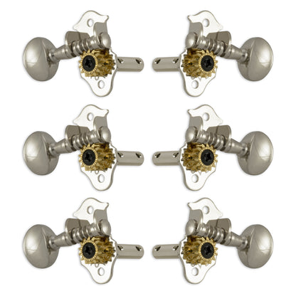 Grover STA-TITE Machineheads 3+3 Horizontal – Nickel