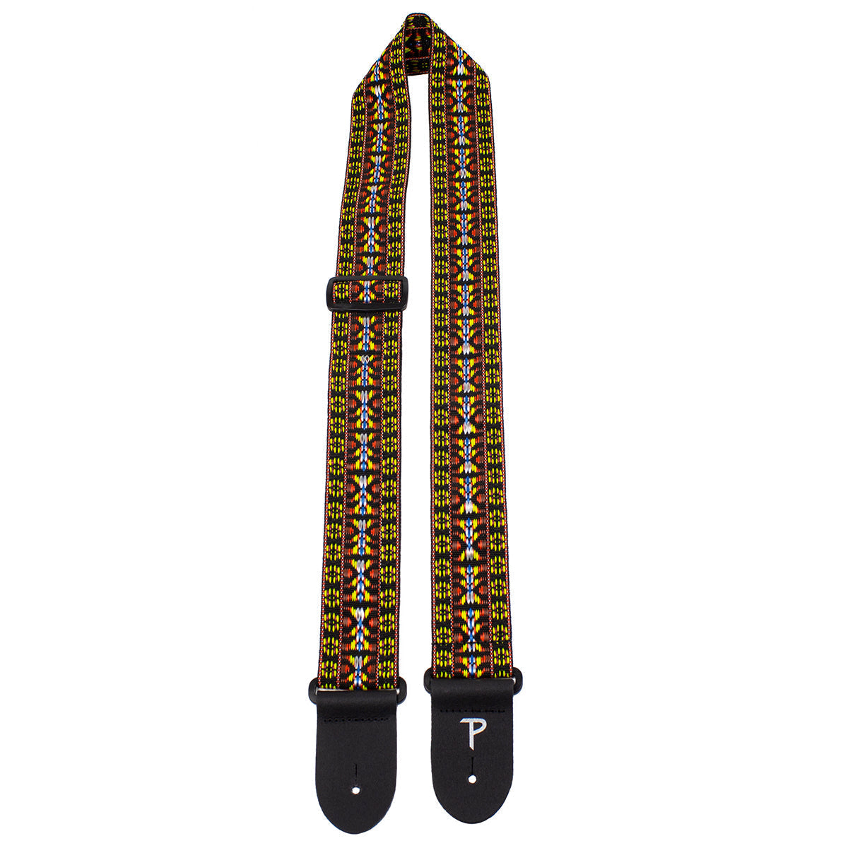 Perri's 2" Retro Hootenanny Poly Guitar Strap ~ Yellow Brown