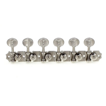 GraphTech RATIO Electric 6-in-Line Waffle Vintage ~ Nickel