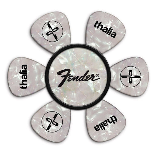 Fender® by Thalia Pick Puck ~ Mother-of-Pearl ~ Perrine Logo