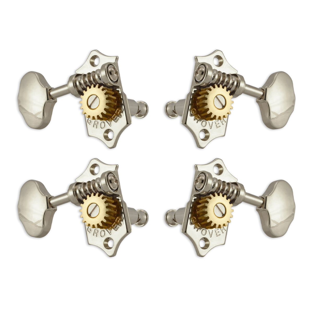 Grover U98 Series Sta-Tite Ukulele Pegs (Set of 4) – Nickel