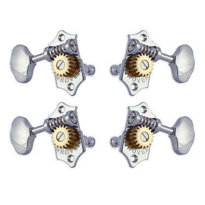 Grover U99 Series Sta-Tite Ukulele Pegs (Set of 4) ~ Chrome