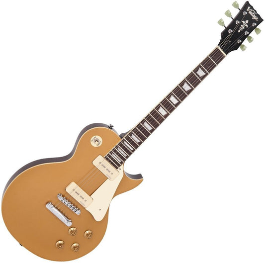 Gold Top Vintage V100 ReIssued Electric Guitar