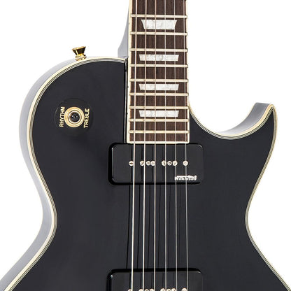 Boulevard Black Vintage V100P ReIssued Electric Guitar w/W90 Pickups