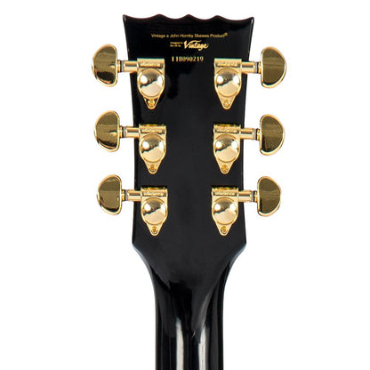 Boulevard Black Vintage V100P ReIssued Electric Guitar w/W90 Pickups