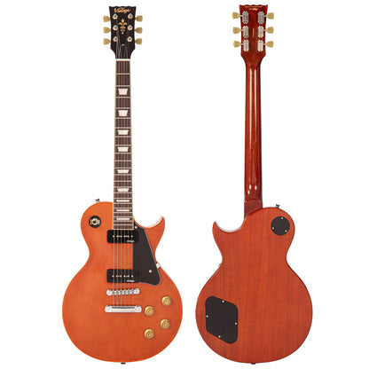 Natural Mahogany Vintage V100P ReIssued Electric Guitar