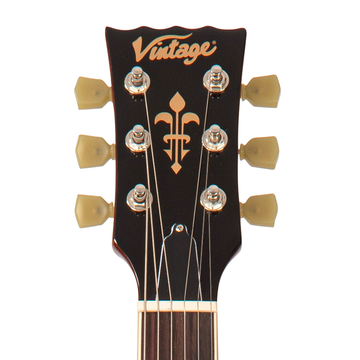 Natural Mahogany Vintage V100P ReIssued Electric Guitar