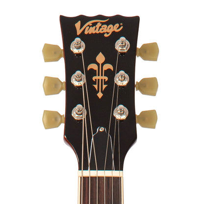 Natural Mahogany Vintage V100P ReIssued Electric Guitar