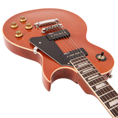Natural Mahogany Vintage V100P ReIssued Electric Guitar