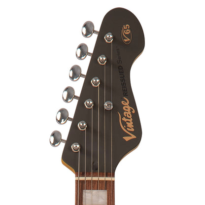 Satin Grey Vintage V65H ReIssued Hard Tail Electric Guitar 