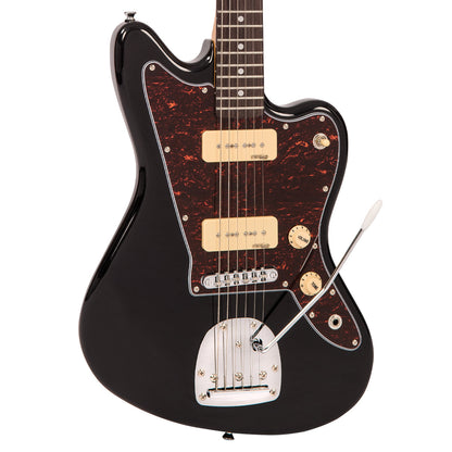 Boulevard Black Vintage V65 ReIssued Vibrato Electric Guitar
