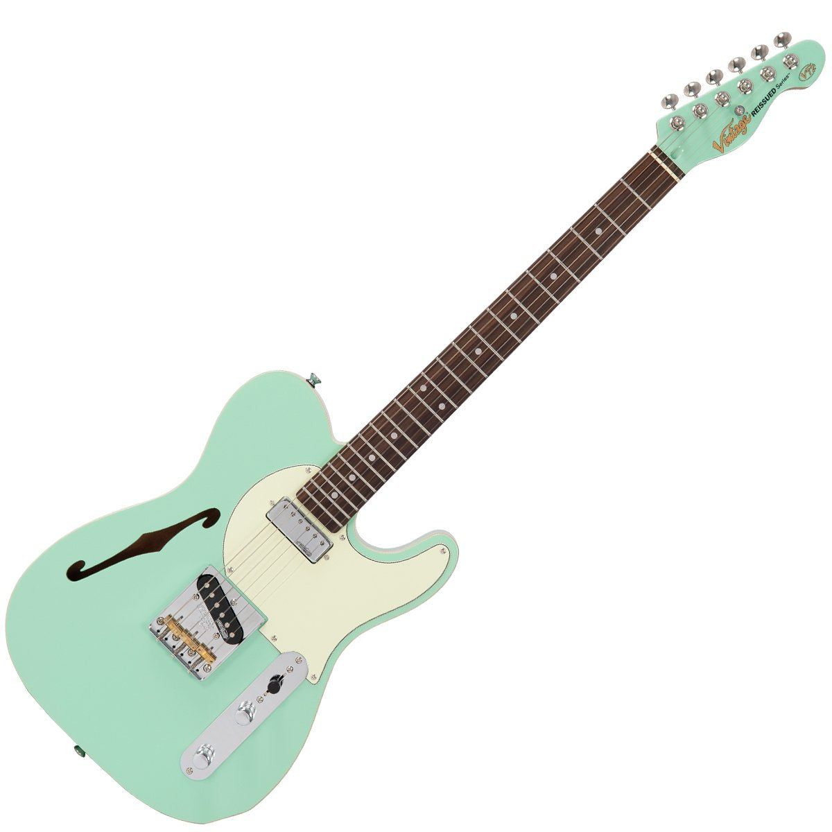 Ventura Green Vintage V72 ReIssued Electric Guitar