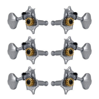 Grover STA-TITE Machineheads 3+3 Vertical – Chrome