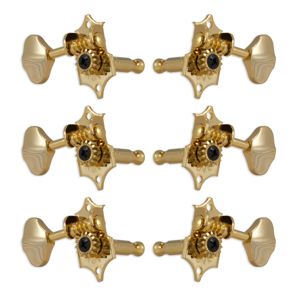 Grover Sta-Tite Machineheads ~ 3+3 Vertical – Gold