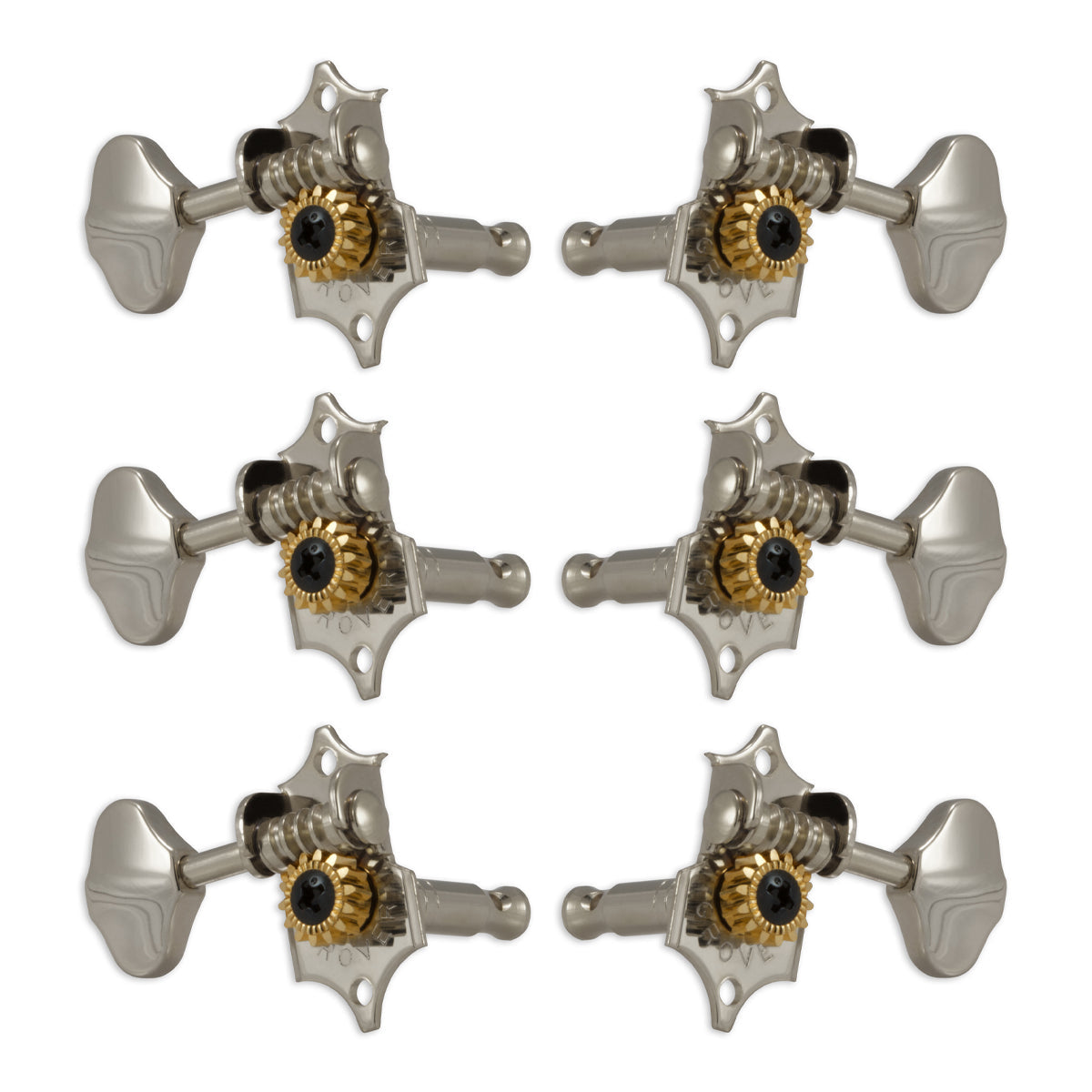 Grover STA-TITE Machineheads 3+3 Vertical – Nickel