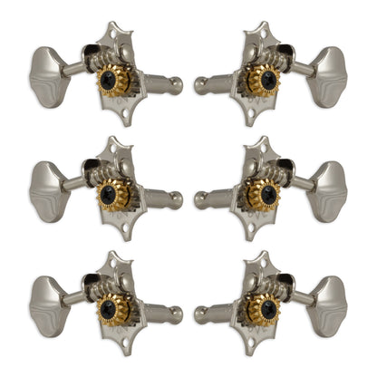 Grover STA-TITE Machineheads 3+3 Vertical – Nickel