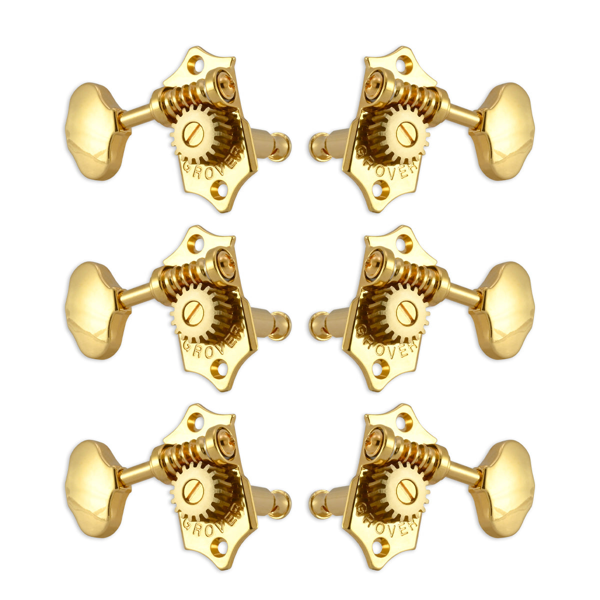 Grover STA-TITE Machineheads 3+3 Vertical – Gold