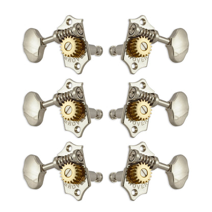 Grover STA-TITE Machineheads 3+3 Vertical – Nickel