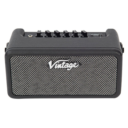 Vintage Retro 15 Guitar Amplifier with DSP ~ Black