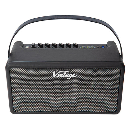 Vintage Retro 25 Guitar Amplifier with DSP ~ Black