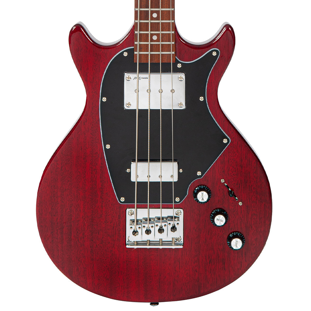 See Thru Cherry Red Vintage REVO Series 'Callan' Bass